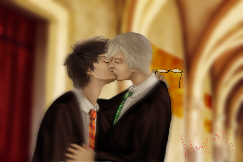 Kissing Draco.